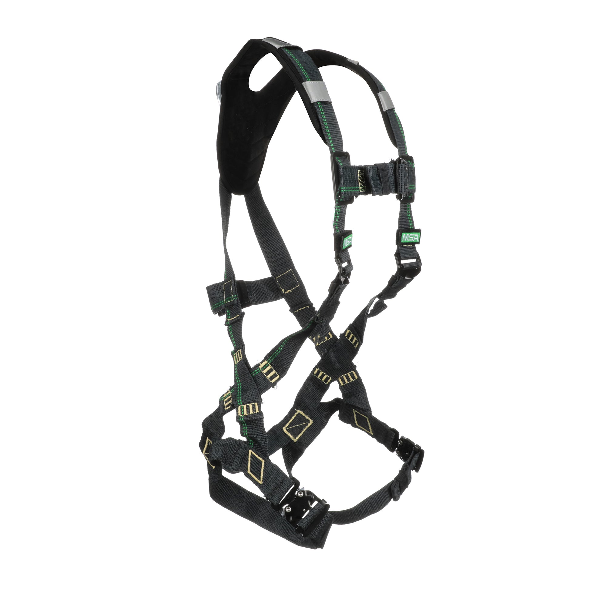 MSA EVOTECH Arc Flash Harness w/Back D-Ring - Quick-Connect leg straps - Shoulder Padding - X-Small (XSM) - 10150143