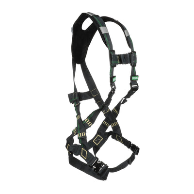 MSA EVOTECH Arc Flash Harness w/Back D-Ring - Quick-Connect leg straps - Shoulder Padding - X-Small (XSM) - 10150143