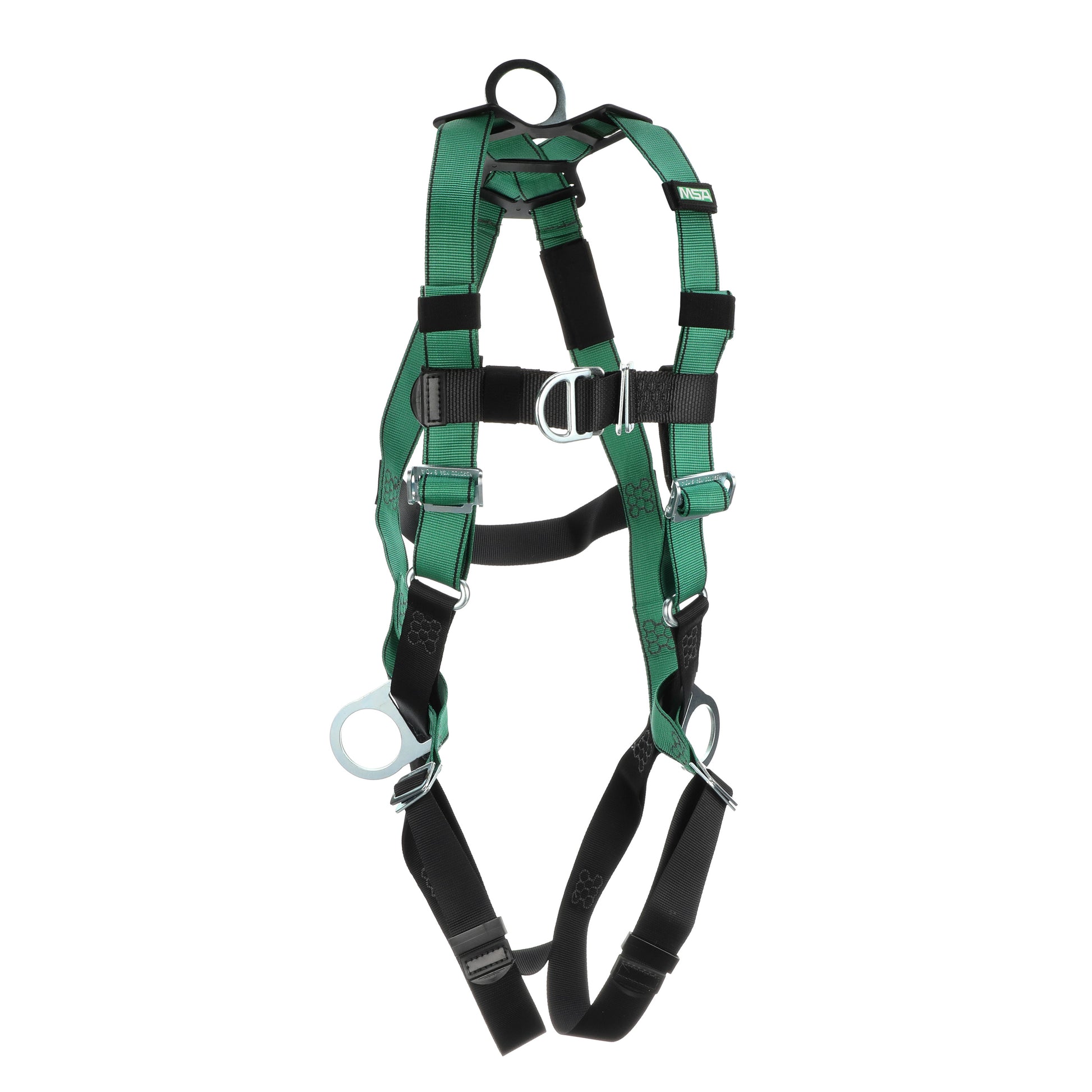 MSA V-FORM Harness w/Back, Front & Side D-Rings - Qwik-Fit Leg Straps - Extra Small - 10197435