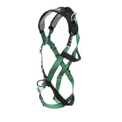 MSA V-FORM+ Harness w/Back & Side D-Rings - Quick Connect Leg Straps - Extra Large - 10206106