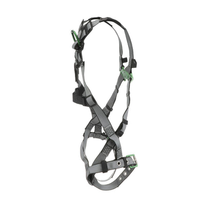 MSA V-FIT Harness w/Back D-Ring - Tongue Buckle Leg Straps - Standard - 10195092