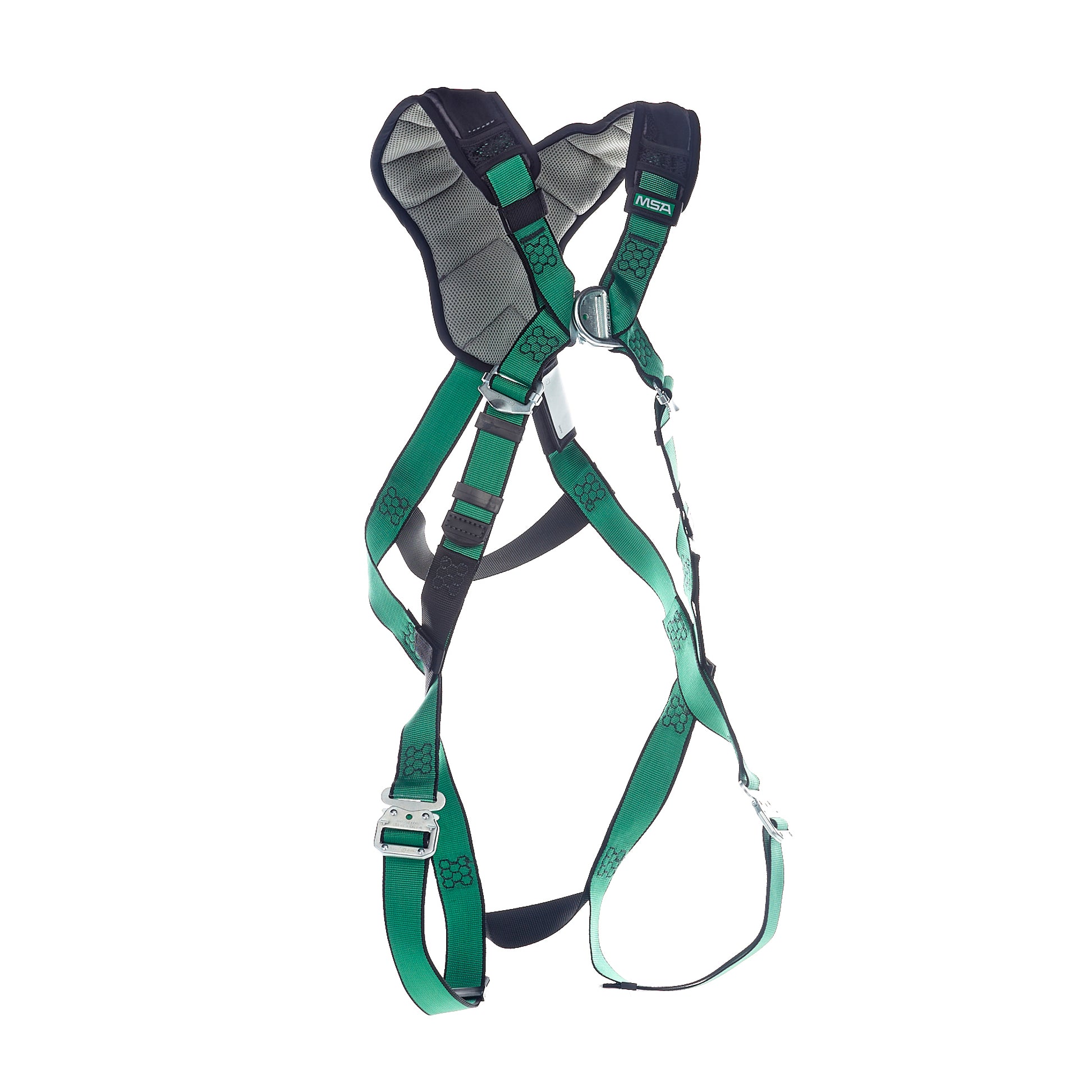MSA V-FORM+ Harness w/Back & Front D-Rings - Quick Connect Leg Straps - Extra Small - 10206108