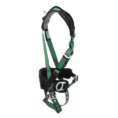 MSA V-FORM+ Construction Harness w/Back & Side D-Rings - Tongue Buckle Leg Straps - Shoulder Padding - Super Extra Large - 10206163